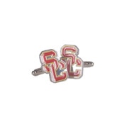 USC Trojans Cardinal SC Interlock Collegiate Cufflinks